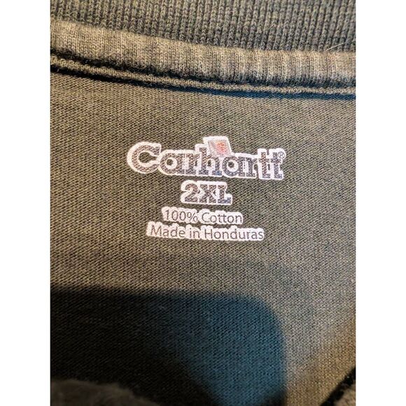 Carhartt dark green polo shirts size 2X - Picture 4 of 4